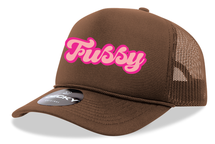 fussy trucker cap brown
