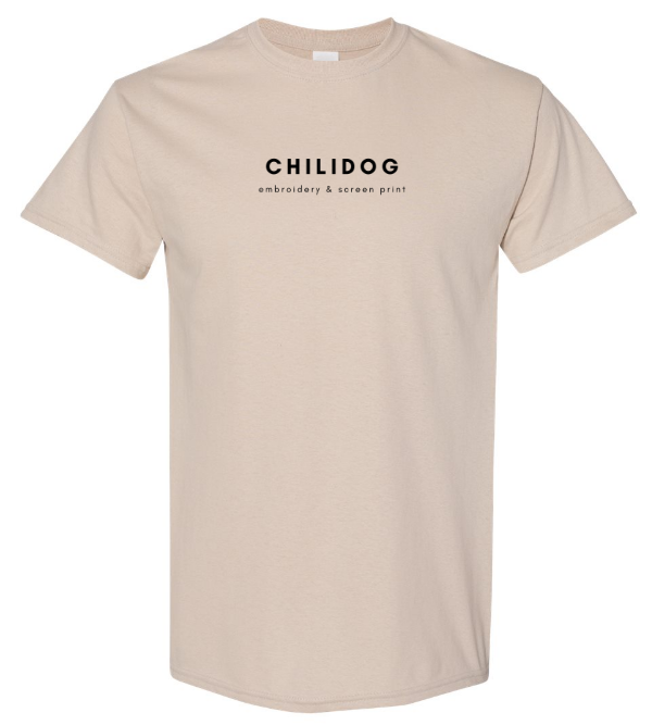 Simple Chilidog T Shirt - Sand