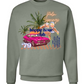 happy hour club - green crewneck