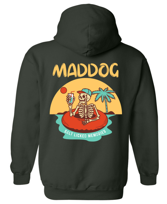 maddog skeleton - forest sweatshirt