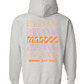 orange & pink maddog - ash grey sweatshirt