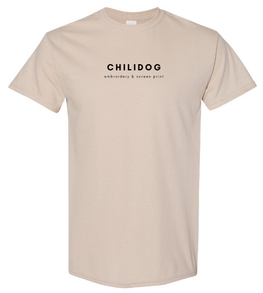 Simple Chilidog T Shirt - Sand